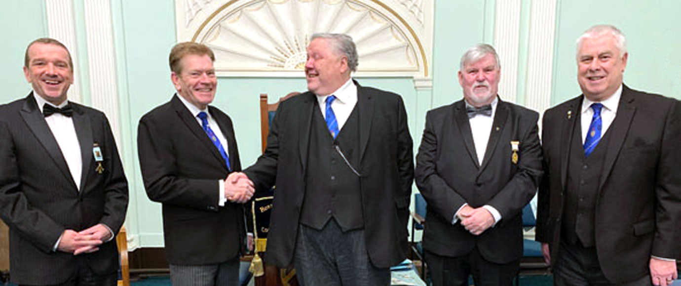 Pictured from left to right, are: Stephen Lee, Kevin Poynton, Graham Hamilton-Taylor, Tom Kelly and Dave Johnson. Pictured from left to right, are: Stephen Lee, Kevin Poynton, Graham Hamilton-Taylor, Tom Kelly and Dave Johnson.