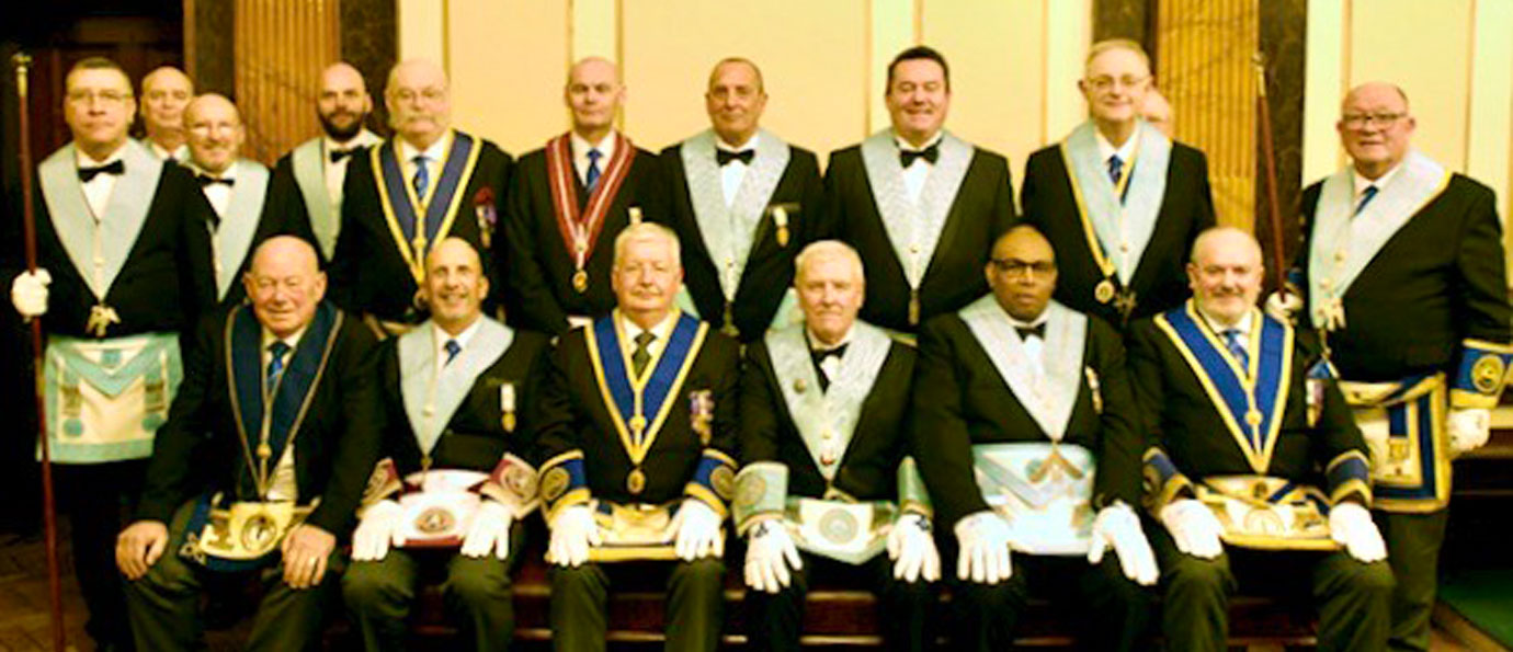 Officers of Everton Lodge. Officers of Everton Lodge.