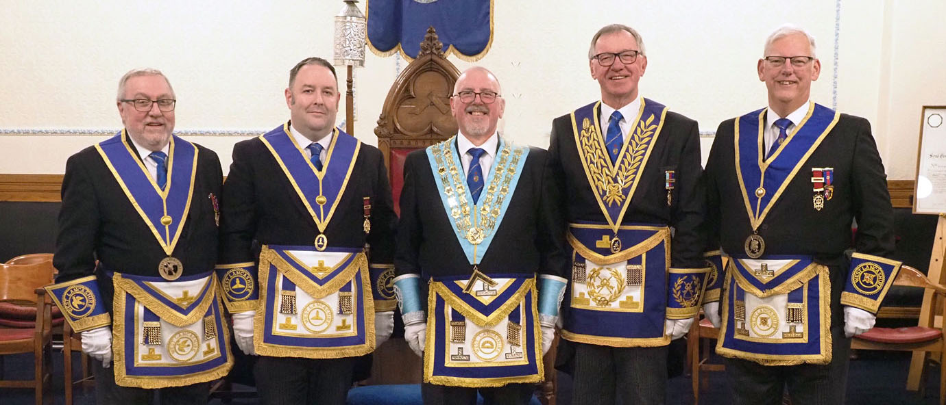 Pictured from left to right, are: Derek Lewthwaite, Ben Gorry, Len Wiseman, John Robbie Porter and Neil Higgins. Pictured from left to right, are: Derek Lewthwaite, Ben Gorry, Len Wiseman, John Robbie Porter and Neil Higgins.