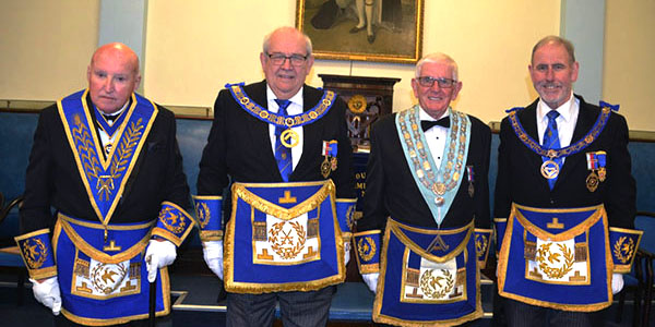 Pictured from left to right, are: John Moore, Philip Gunning, Bryan Henshaw and Frank Umbers. Pictured from left to right, are: John Moore, Philip Gunning, Bryan Henshaw and Frank Umbers.