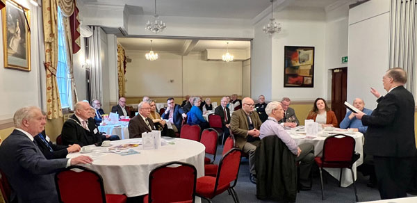 Colin Rowling talking about the Masonic charities. Colin Rowling talking about the Masonic charities.