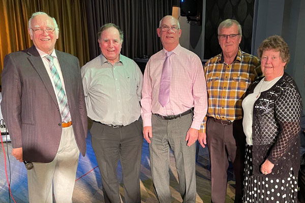 Pictured from left to right, are: David Ogden, Graeme Chambers, David Whitmore, John Selley and Pamela Pearson. Pictured from left to right, are: David Ogden, Graeme Chambers, David Whitmore, John Selley and Pamela Pearson.