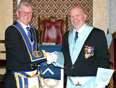 Tony Nevinson (left) with Kevin Rigg. Tony Nevinson (left) with Kevin Rigg.
