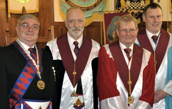 Pictured from left to right, are: David Jopling, Ian Hallett, Morton Richardson and Jamie Lyndsay.
