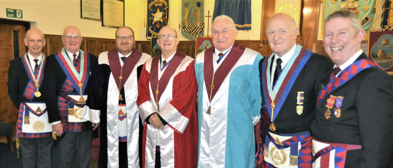 Pictured from left to right, are: Alan Pattinson, David Grainger, Steve Renney, Peter While, Richard Wilcock, Roly Saunders and Chris Gray.