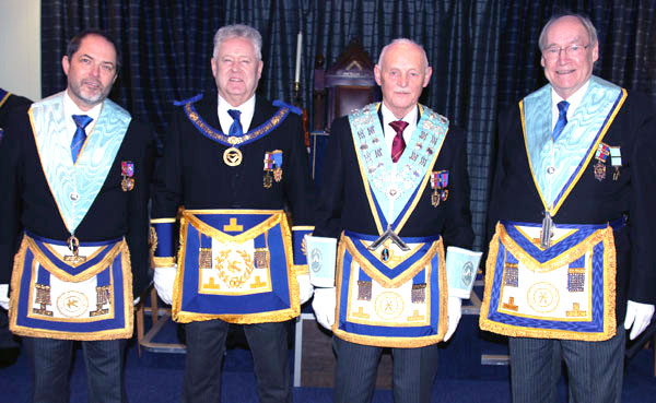 Pictured from left to right, are: Paul Mason, Peter Schofield, Alan Procter and John Bates.