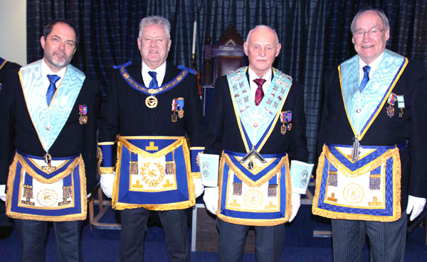 Pictured from left to right, are: Paul Mason, Peter Schofield, Alan Procter and John Bates. Pictured from left to right, are: Paul Mason, Peter Schofield, Alan Procter and John Bates.
