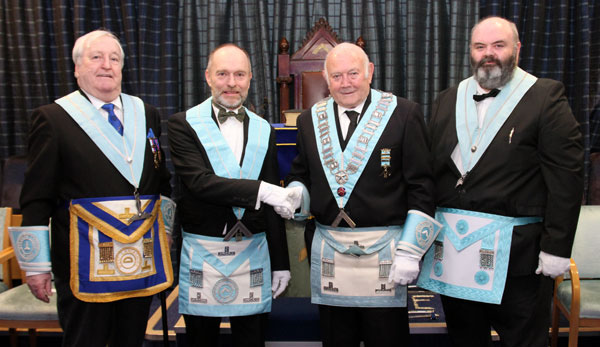 Pictured from left to right, are: Roy Fenton, Alistair Knowles, Ronald Rich and Peter Swift. Pictured from left to right, are: Roy Fenton, Alistair Knowles, Ronald Rich and Peter Swift.