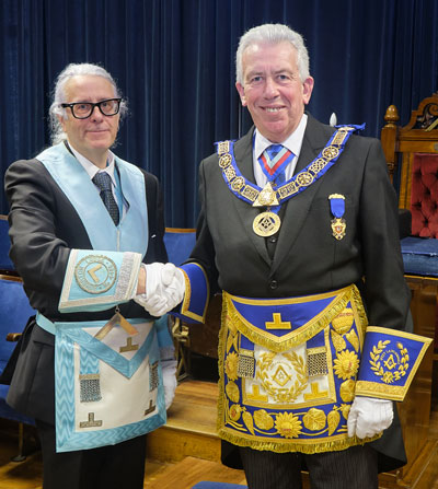WM Jonathan Battye (left) and Mark Matthews. WM Jonathan Battye (left) and Mark Matthews.
