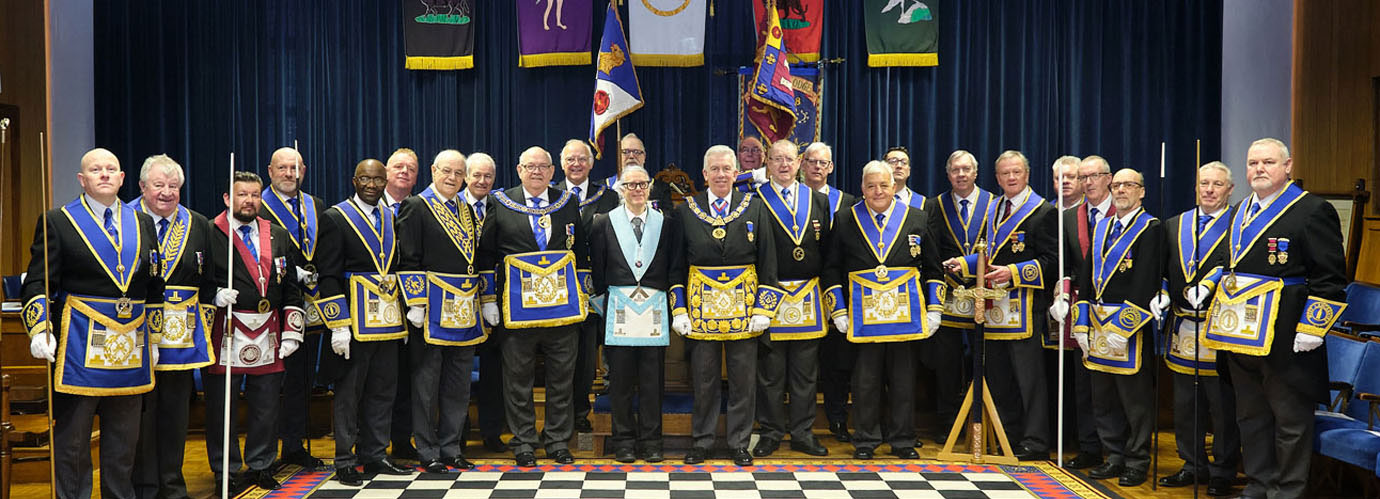 ProvGM, Grand officers, WM and Provincial grand officers. ProvGM, Grand officers, WM and Provincial grand officers.