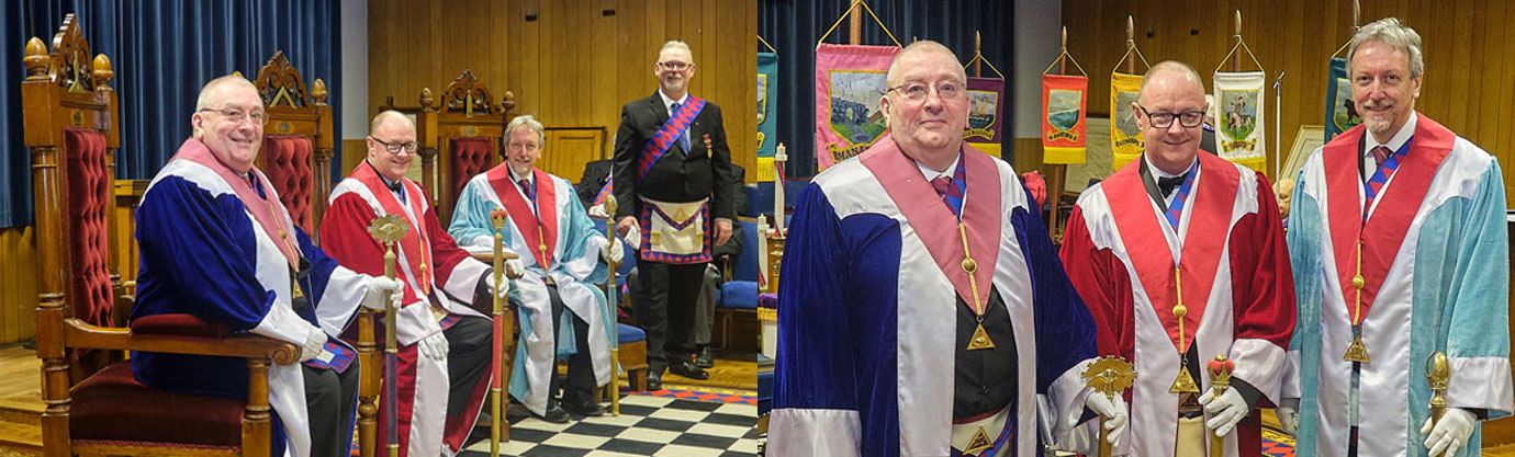 Pictured left from left to right, are: David Eccles, John Thompson, David Gordon-Williams and Wayne Barnes. Pictured right from left to right, are: David Eccles, John Thompson and David Gordon-Williams Pictured left from left to right, are: David Eccles, John Thompson, David Gordon-Williams and Wayne Barnes. Pictured right from left to right, are: David Eccles, John Thompson and David Gordon-Williams