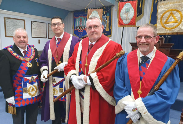 Pictured from left to right, are: Chris Butterfield, Gavin Egan, David Sangster and Geoff Diggles. Pictured from left to right, are: Chris Butterfield, Gavin Egan, David Sangster and Geoff Diggles.
