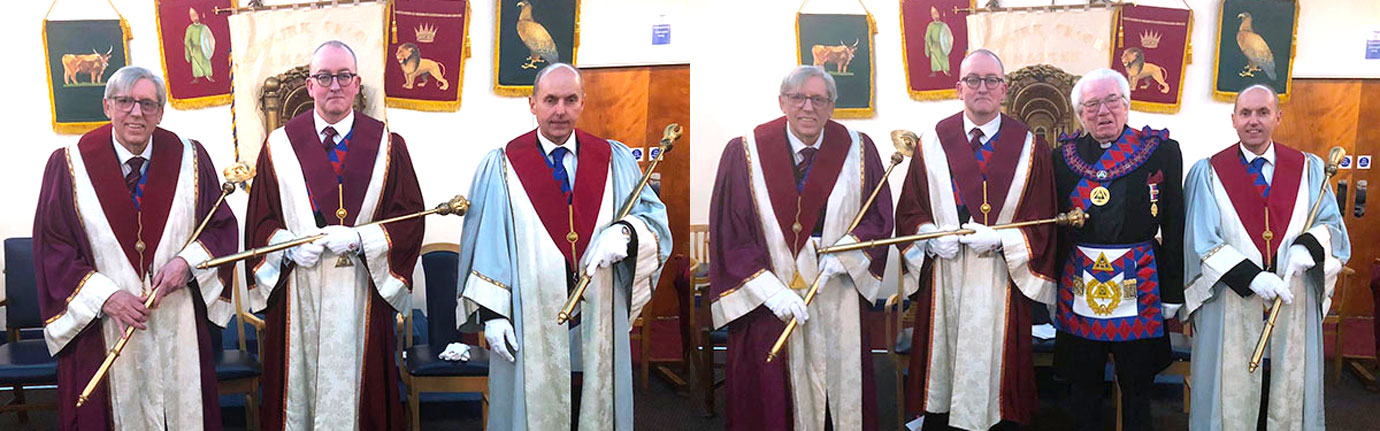 Pictured left from left to right, are the three principals: John Wootton, Dean Scrutton and Paul Robinson. Pictured right from left to right, are: John Wootton, Dean Scrutton, Godfrey Hirst and Paul Robinson. Pictured left from left to right, are the three principals: John Wootton, Dean Scrutton and Paul Robinson. Pictured right from left to right, are: John Wootton, Dean Scrutton, Godfrey Hirst and Paul Robinson.