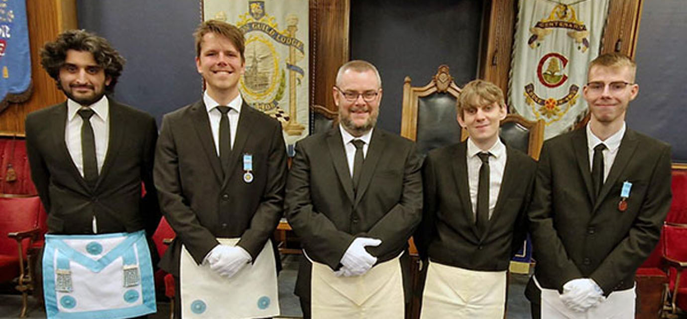 Pictured from left to right, are: Adam Malik, Hugo Labat, Rick Crighton-Harris, Dean Cook and Radi Cheosea. Pictured from left to right, are: Adam Malik, Hugo Labat, Rick Crighton-Harris, Dean Cook and Radi Cheosea.