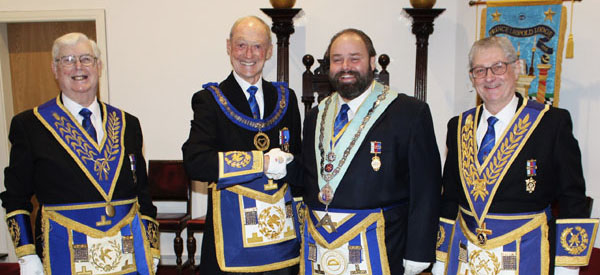 Pictured from to left to right, are: Brian Hayes, Barry Jameson, Ezra McGowan and Gareth Jones Pictured from to left to right, are: Brian Hayes, Barry Jameson, Ezra McGowan and Gareth Jones