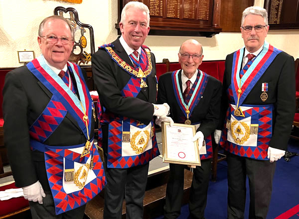 Pictured from left to right, are: Colin Rowling, Mark Matthews, Derek Bowden and Andy Barton. Pictured from left to right, are: Colin Rowling, Mark Matthews, Derek Bowden and Andy Barton.