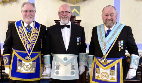 Pictured from left to right, are: Philip Gardner, Gerard Maxwell and Peter Maxwell
