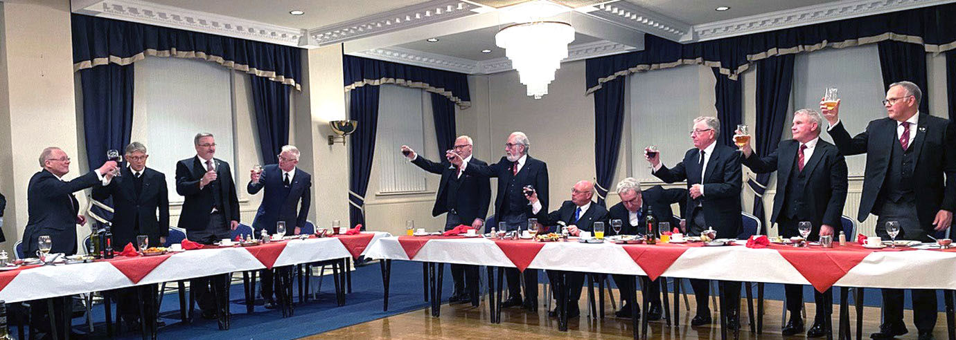 A final toast to Penwortham Chapter by its members.