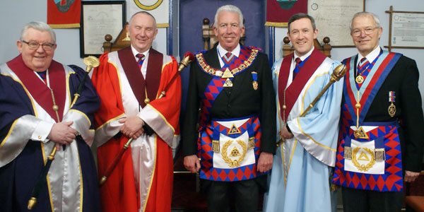 Pictured from left to right, are: Bob McMillan, John Martin, Mark Matthews, Scott McMillan and Chris Band. Pictured from left to right, are: Bob McMillan, John Martin, Mark Matthews, Scott McMillan and Chris Band.