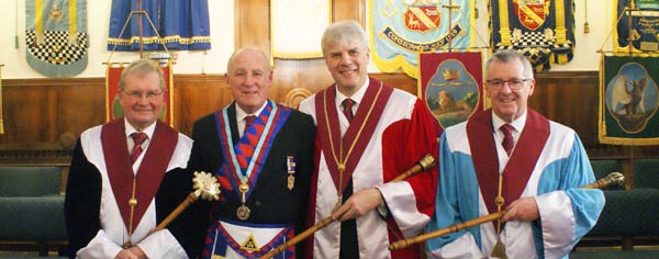 Pictured from left to right, are: Morton Richardson, Barry Bray, Ian Thompson and Glenn Hudson.