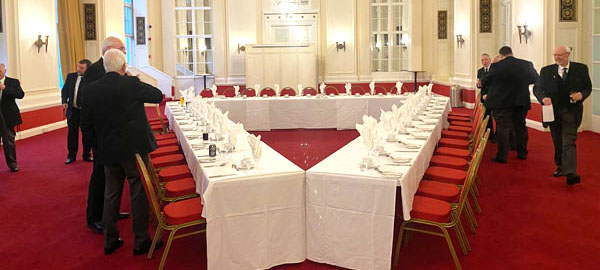 The triangular festive board. The triangular festive board.