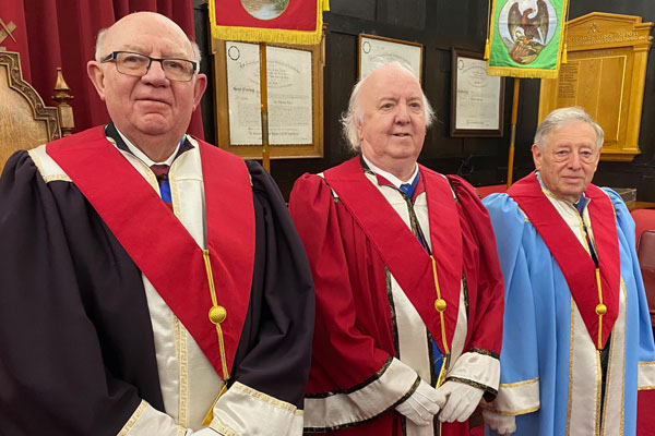 Pictured from left to right, are: Allan Finney, Alan Herron and Malcolm Hayward.