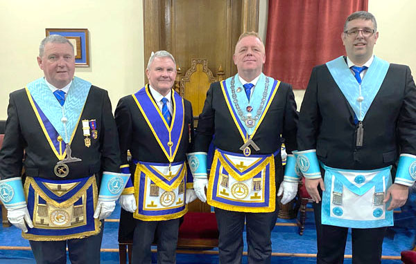 Pictured from left to right, are: Dave Shaw, Michael Pinckard, Daniel Crossley and Peter Walmsley. Pictured from left to right, are: Dave Shaw, Michael Pinckard, Daniel Crossley and Peter Walmsley.