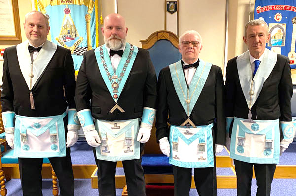 Pictured from left to right, are: Simon Forgham; Mike Barrett; Jim Catlow and Stephen Horrocks Pictured from left to right, are: Simon Forgham; Mike Barrett; Jim Catlow and Stephen Horrocks