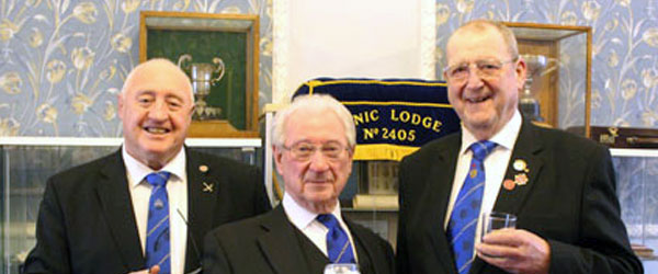 Pictured from left to right, are: Brian Honey, Percy Fenn and Fred Dickinson.