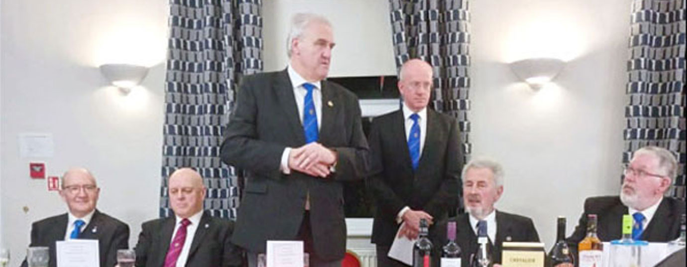 Pictured form left to right, are: John Gibbon, David Atkinson, Andrew Whittle congratulating Philip, Peter Littlehales, Philip Sayle and David Brooks. Pictured form left to right, are: John Gibbon, David Atkinson, Andrew Whittle congratulating Philip, Peter Littlehales, Philip Sayle and David Brooks.