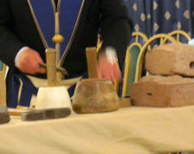 The nylon mallet and the beech mallet. The nylon mallet and the beech mallet.