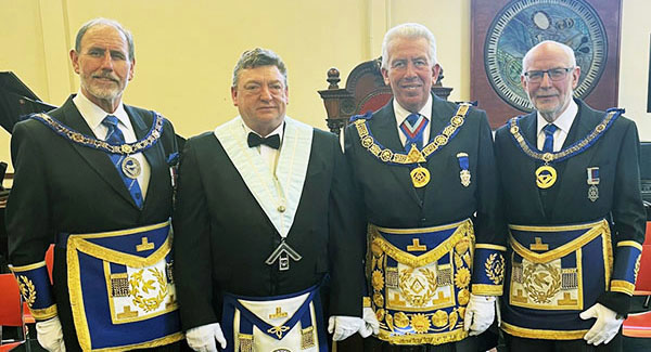 Pictured from left to right, are: Frank Umbers, Peter McGrady, Mark Matthews and John James. Pictured from left to right, are: Frank Umbers, Peter McGrady, Mark Matthews and John James.