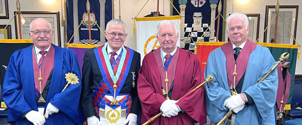 Pictured from left to right, are: Colin Sharples, Colin Jenkins, Derek Ishmael and James Wheeldon Pictured from left to right, are: Colin Sharples, Colin Jenkins, Derek Ishmael and James Wheeldon