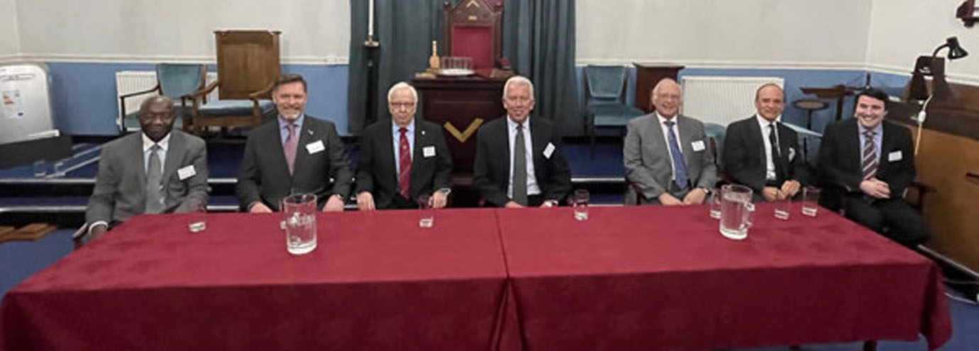 Pictured from left to right, are: Sylvester During, Chris Taylor, Malcolm Alexander, Mark Matthews, David Ogden, Peter Taylor and Mick Southern.