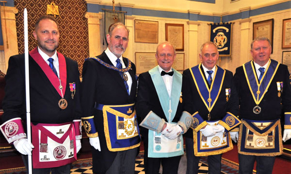 Pictured from left to right, are: Mark Little, Frank Umbers, Tony Taylor, Tim Gill and David Shaw. Pictured from left to right, are: Mark Little, Frank Umbers, Tony Taylor, Tim Gill and David Shaw.