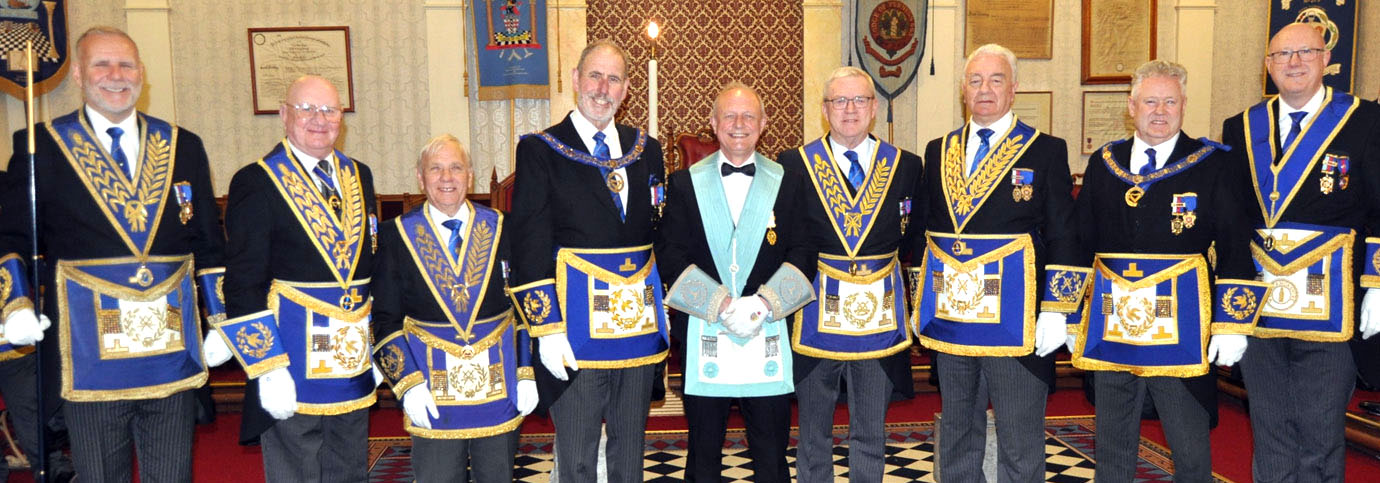 Pictured from left to right, are: Barry Fitzgerald, David Grainger, Alan Jones, Frank Umbers, Tony Taylor, Phil Preston, Barrie Crossley, Peter Schofield and Gary Rogerson.