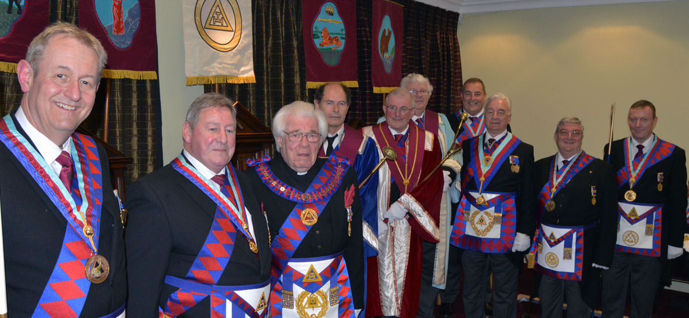 Pictured from left to right, are: Ken Needham, Neil McGill, Godfrey Hirst, Stephen Parker, John Helme, Bill Williamson, Scott Devine, Barrie Crossley, David Jopling and Jason Dell.