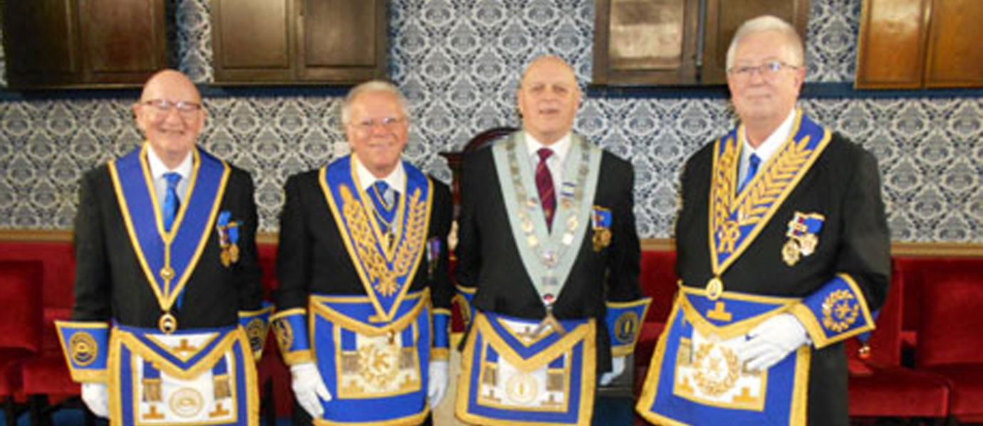 Pictured from left to right, are: John Gibbon, Derek Parkinson, David Atkinson and John Murphy.