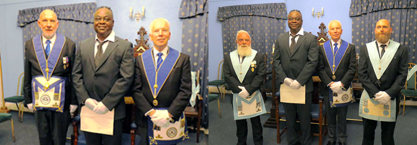 Pictured left from left to right, are: Chris Lyon, Shina Abayomi and Matthew Wilson. Pictured right from left to right, are: Steve Robinson, Shina Abayomi, Matthew Wilson and Anthony Robinson. Pictured left from left to right, are: Chris Lyon, Shina Abayomi and Matthew Wilson. Pictured right from left to right, are: Steve Robinson, Shina Abayomi, Matthew Wilson and Anthony Robinson.