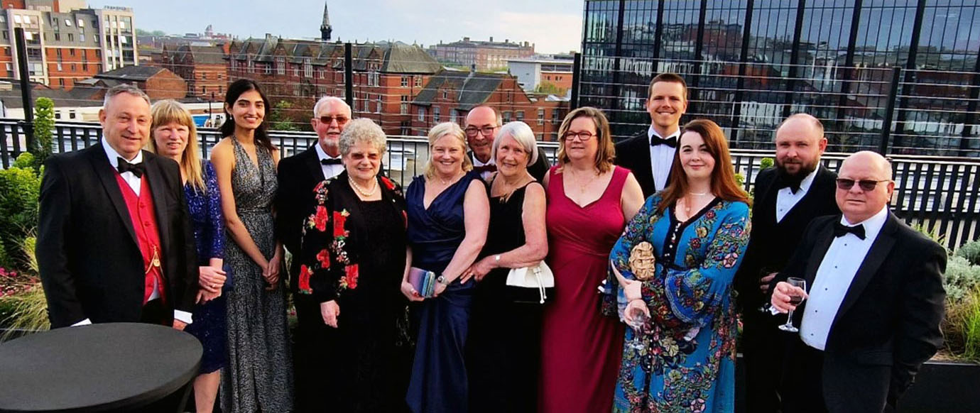 The Preston Guild Lodge group. The Preston Guild Lodge group.