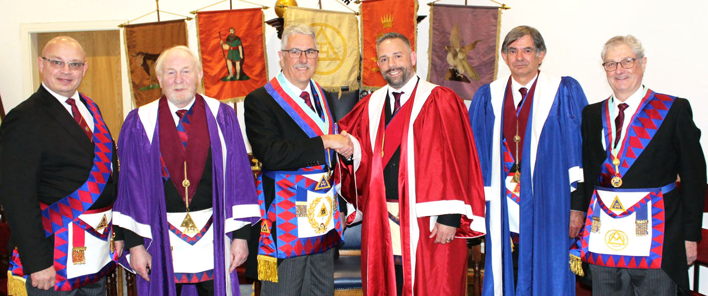 Pictured from left to right, are: Darren Gregory, Norman Lowe, Andrew Barton, Christian Hansford, Ian Wood and Gareth Jones.