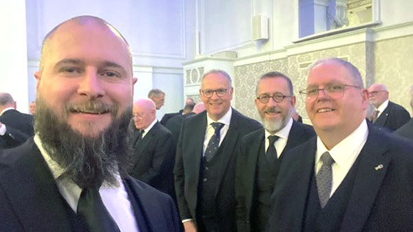 Pictured from left to right, are: Kieran Taylor-Bradshaw, Mark Humphries, Chris Damp and Neil Ward. Pictured from left to right, are: Kieran Taylor-Bradshaw, Mark Humphries, Chris Damp and Neil Ward.