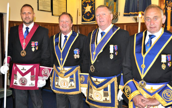 Pictured from left to right, are: Mark Little, Paul Broadley, David Shaw and Tim Gill.