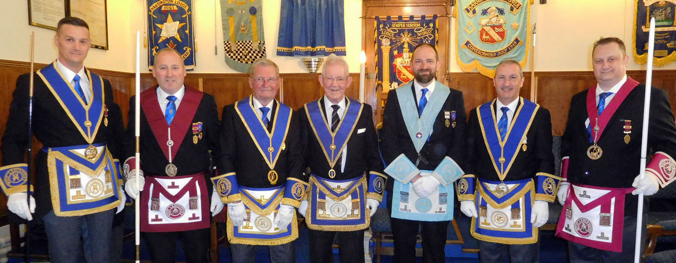 Pictured from left to right, are: Ryan Modlin, Andrew McClements, Morton Richardson, Jack Fawcett, Stuart Braithwaite, Tony Jackson and Phil Renney.