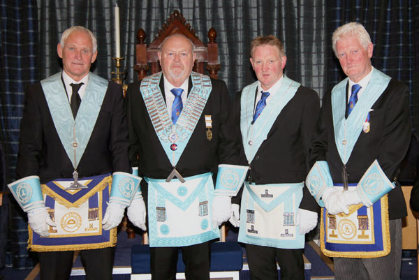Pictured from left to right, are: Bill Bamber, Dave Partington, Chris Wilkinson and Derek Wolstenholme.