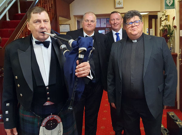 Pictured left to right, are: Murray Drylie, Michael Empson, Jason Dell and John Hall. Pictured left to right, are: Murray Drylie, Michael Empson, Jason Dell and John Hall.