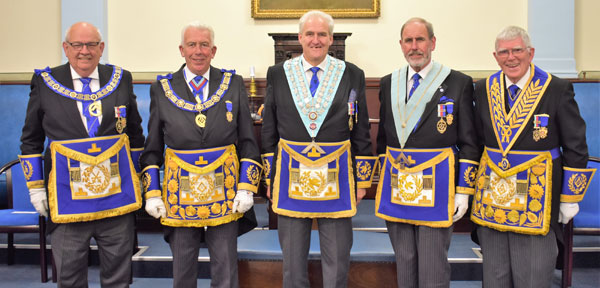 Pictured from left to right, are: Phil Gunning, Mark Matthews, Andrew Whittle, Frank Umbers and Tony Harrison. Pictured from left to right, are: Phil Gunning, Mark Matthews, Andrew Whittle, Frank Umbers and Tony Harrison.