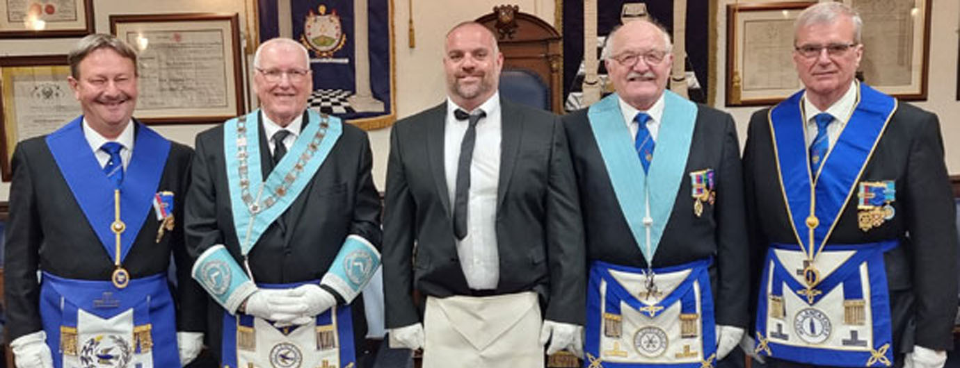 Pictured from left to right, are: Paul Hesketh, Chris Whalley, Daniel Cotton, Colin Sharples and John Selley Pictured from left to right, are: Paul Hesketh, Chris Whalley, Daniel Cotton, Colin Sharples and John Selley