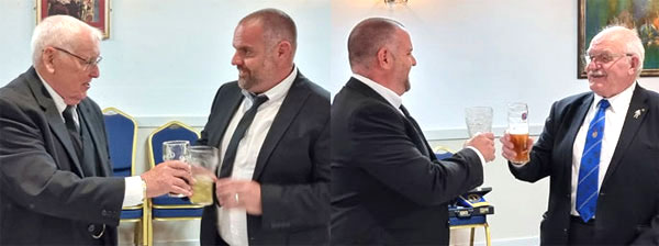 Pictured left: Chris Whalley (left) and Daniel Cotton. Pictured right: Daniel Cotton (left) and Colin Sharples Pictured left: Chris Whalley (left) and Daniel Cotton. Pictured right: Daniel Cotton (left) and Colin Sharples