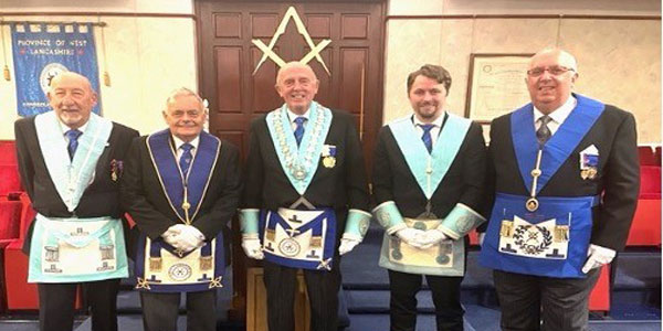 Pictured from left to right, are: Jack Morton, Phil Dean, Derek Bond, Johnathan Battersby and Stuart Hughes.